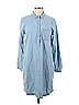 Old Navy 100% Cotton Blue Casual Dress Size L - photo 1