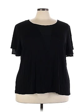 B Collection by Bobeau Short Sleeve Blouse (view 1)