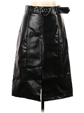 MOTF Faux Leather Skirt (view 1)