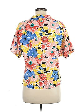 Diane von Furstenberg Short Sleeve Button-Down Shirt (view 2)