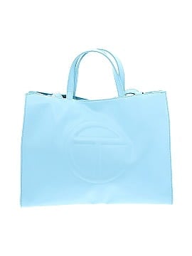 Telfar Pool Blue Medium Shopping Bag (view 1)