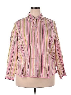 Sigrid Olsen Long Sleeve Button-Down Shirt (view 1)