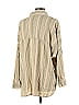 American Eagle Outfitters Stripes Tan Long Sleeve Button-Down Shirt Size S - photo 2