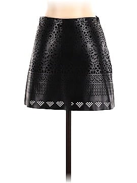 Saks Fifth Avenue Faux Leather Skirt (view 1)