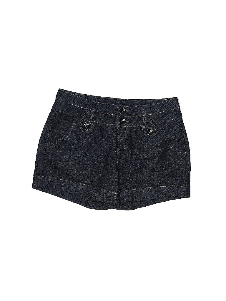 C established 1946 Marled Tweed Blue Denim Shorts Size 12 - photo 1