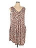 24/7 Maurices Tortoise Animal Print Leopard Print Brown Casual Dress Size XL - photo 1