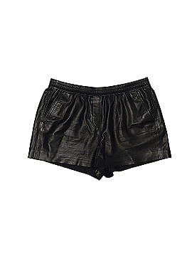 DKNY Leather Shorts (view 1)