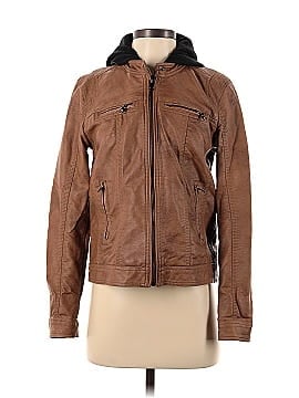 Sky and Sparrow Faux Leather Jacket (view 1)