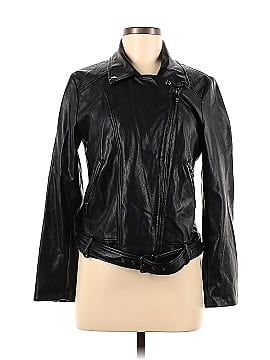 Elodie Faux Leather Jacket (view 1)