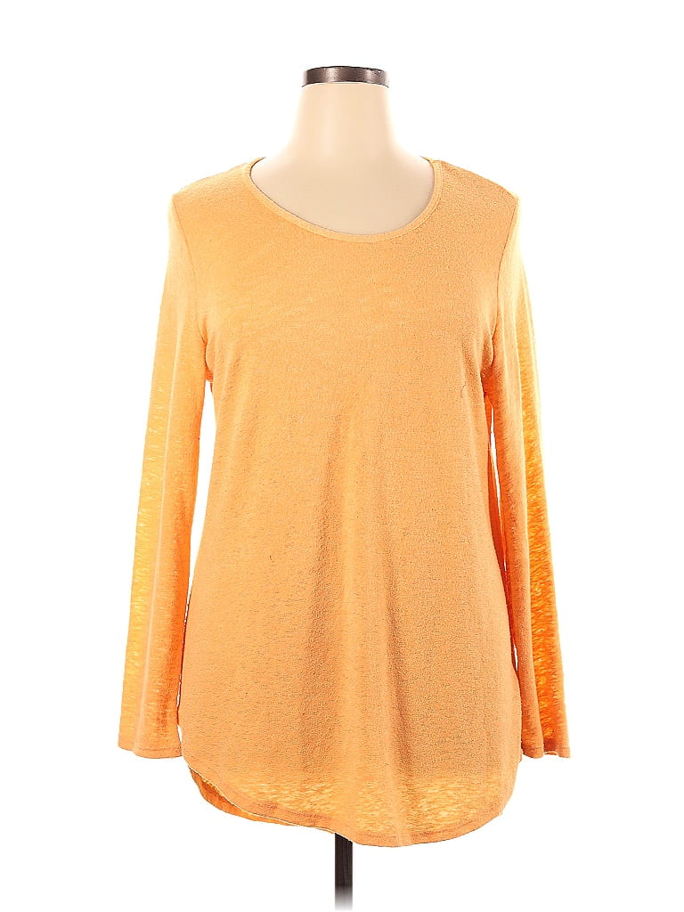 Style&Co Orange Long Sleeve Top Size XL - photo 1