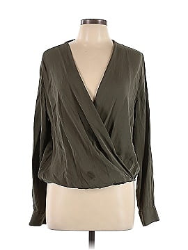 Diane von Furstenberg Long Sleeve Silk Top (view 1)