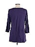 Eileen Fisher 100% Linen Purple Long Sleeve Top Size L - photo 2
