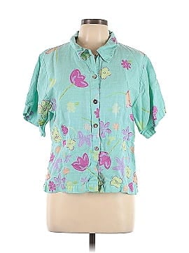 CC Collection Short Sleeve Button-Down Shirt (view 1)
