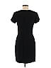 Theory 100% Silk Solid Black Casual Dress Size 6 - photo 2