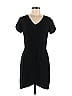 Theory 100% Silk Solid Black Casual Dress Size 6 - photo 1