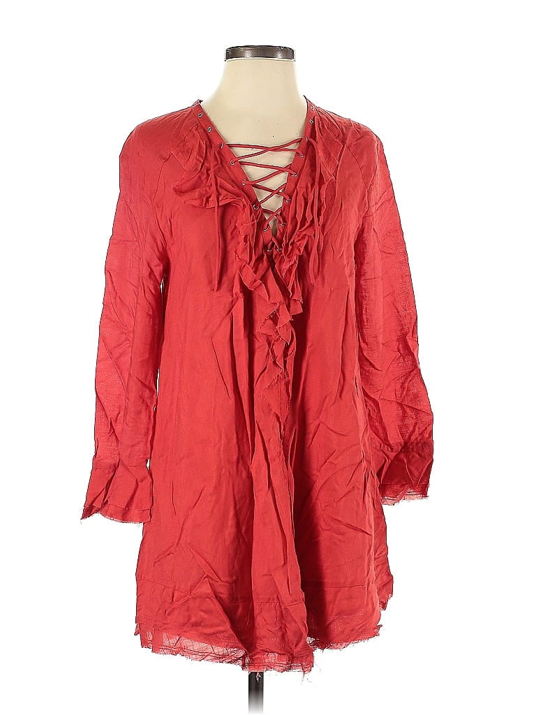 Pre-owned Iro 3/4 Sleeve Blouse In Red
