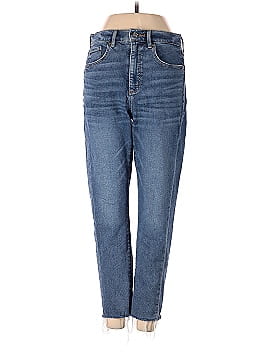 Ann Taylor LOFT Petite Fresh Cut High Rise Skinny Jeans in Dark Indigo Wash (view 1)