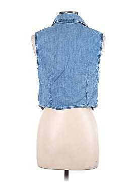 Pilcro by Anthropologie Sleeveless Button-Down Shirt (view 2)