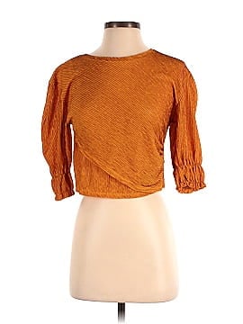 Zara W&B Collection 3/4 Sleeve Blouse (view 1)