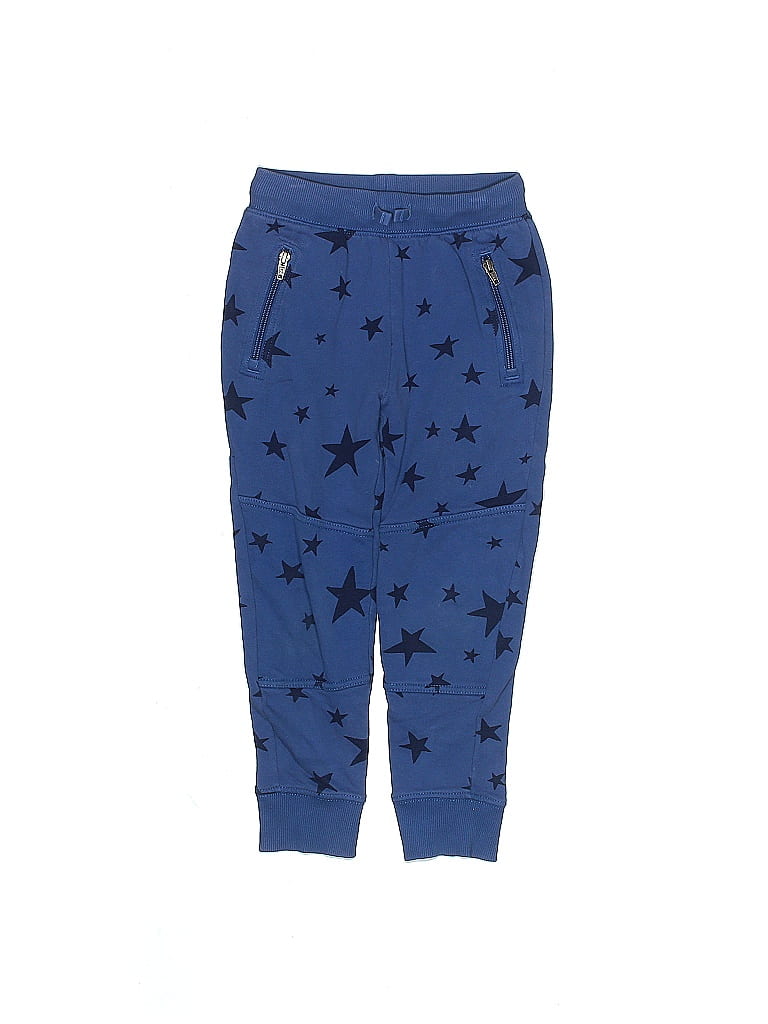 Hanna Andersson 100% Cotton Stars Blue Sweatpants Size 5 - photo 1