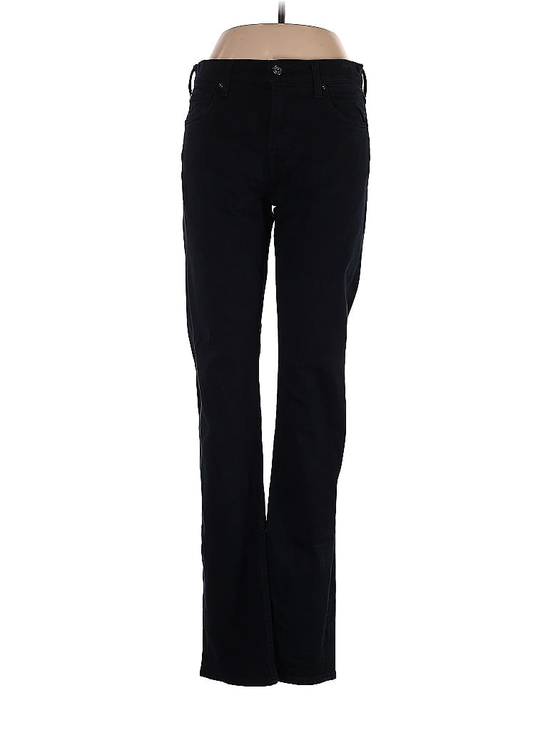 7 For All Mankind Black Jeans 30 Waist - photo 1