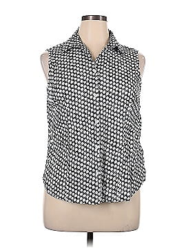 212 Collection Sleeveless Button-Down Shirt (view 1)