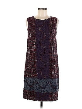 Dolce & Gabbana Lace-Embroidered Tweed Shift Dress (view 1)
