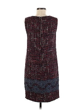 Dolce & Gabbana Lace-Embroidered Tweed Shift Dress (view 2)