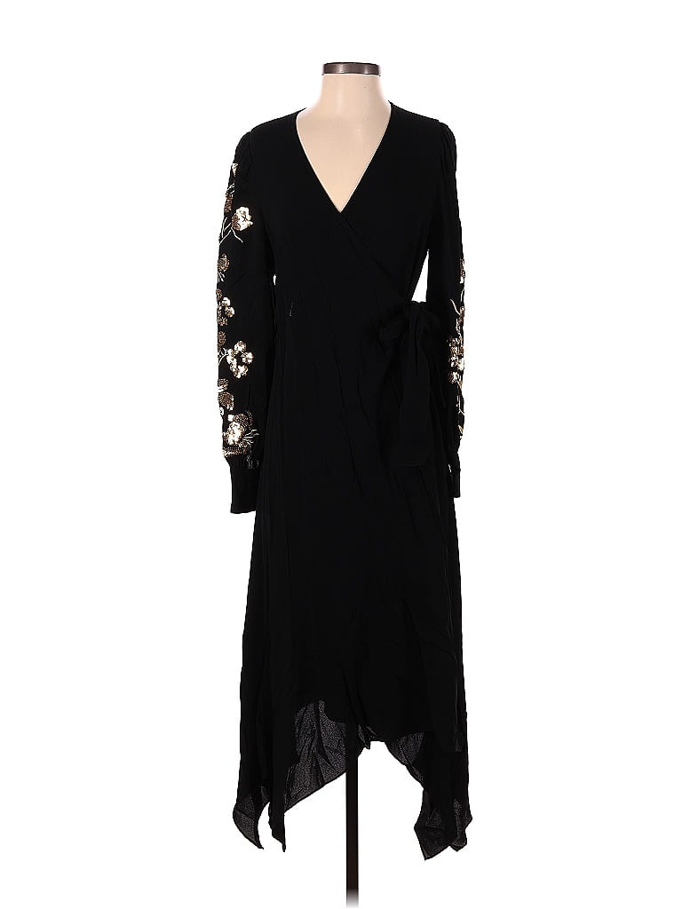 Tory Burch 100% Viscose Black Cocktail Dress Size 4 - photo 1