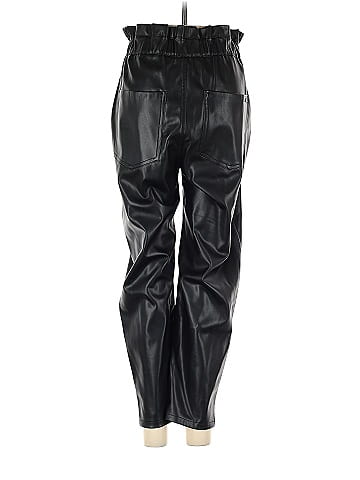 Zara Faux Leather Pants (view 2)
