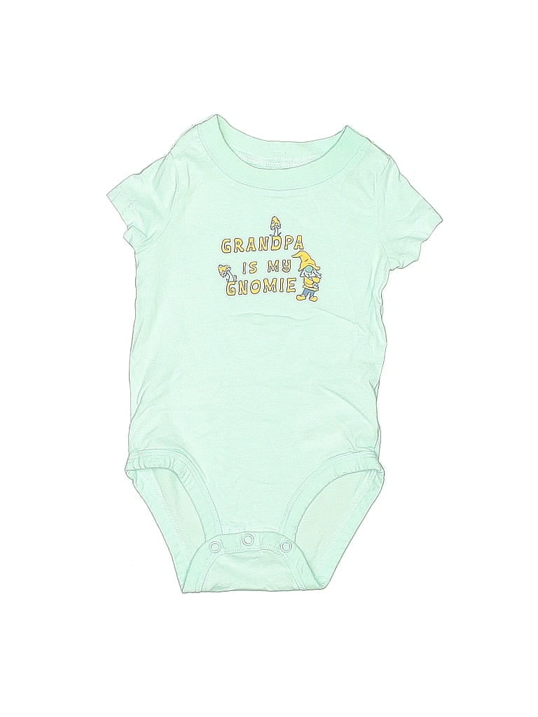 Click to view more detailed imagery on our partner's website Pre-owned Carter's Babies' Short Sleeve Onesie In Green