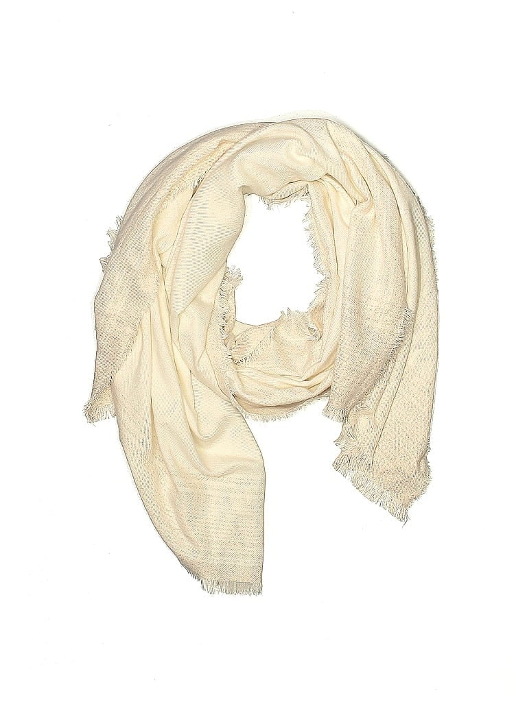 Pre-owned Lc Lauren Conrad Scarf In White