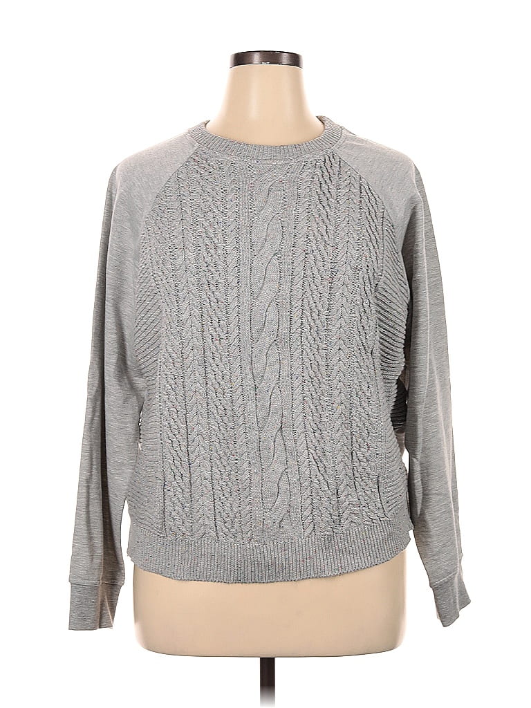 Natural Reflections Gray Pullover Sweater Size XL - photo 1