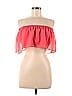 Unbranded 100% Polyester Red Tube Top Size M - photo 1