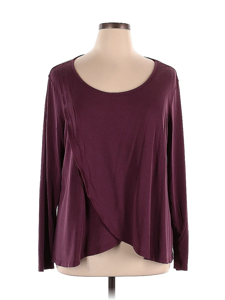 Cato Burgundy Long Sleeve Top Size 18 - 20 (Plus) - 33% off | ThredUp