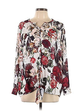 Alice Through the Looking Glass by G by Giuliana Long Sleeve Blouse (view 1)