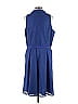 Evan Picone 100% Polyester Blue Casual Dress Size 16 - photo 2