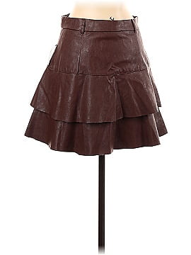 Haute Monde Faux Leather Skirt (view 2)