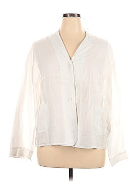 Jones New York Collection Long Sleeve Button-Down Shirt (view 1)