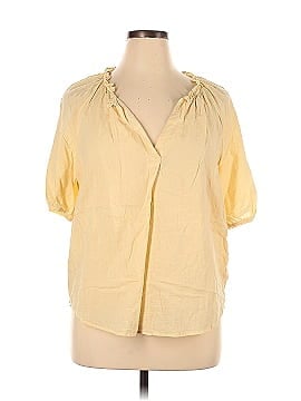 a.n.a. A New Approach Short Sleeve Blouse (view 1)