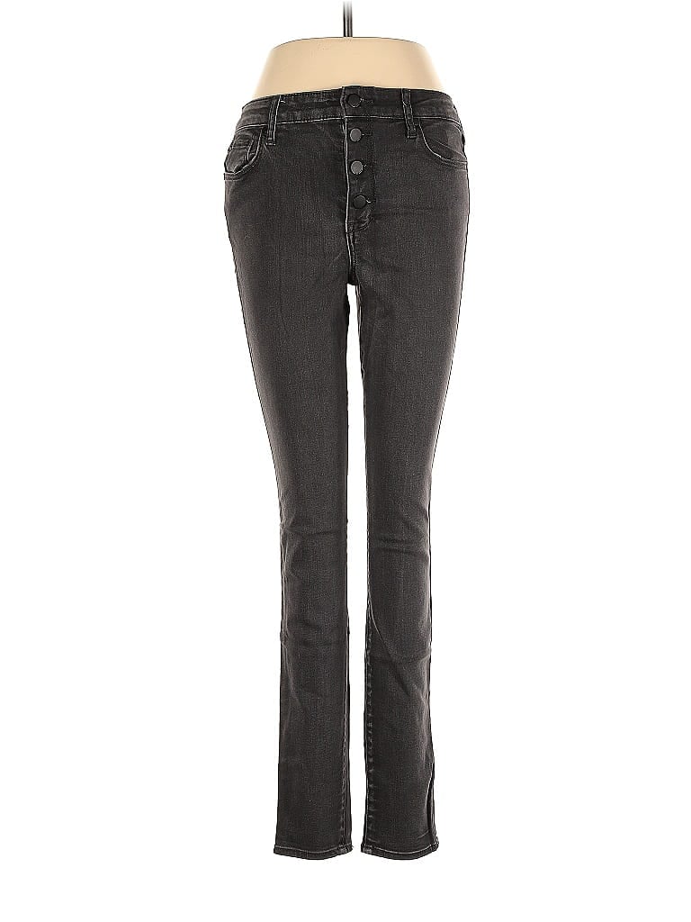 Abercrombie & Fitch Chevron-herringbone Gray Jeans Size 8 - photo 1