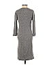 Enza Costa Marled Gray Casual Dress Size S - photo 2