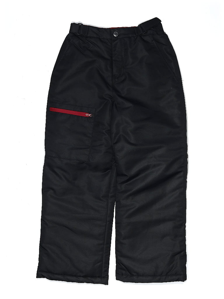 SWISSTECH 100% Polyester Black Snow Pants Size 8 - photo 1