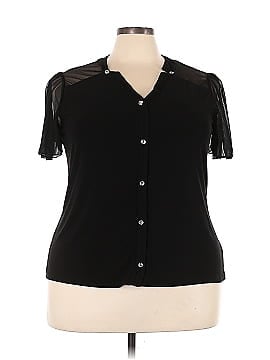 Elie McCarthey Short Sleeve Blouse (view 1)