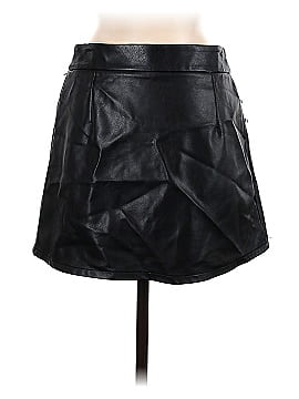 Asher Faux Leather Skirt (view 2)