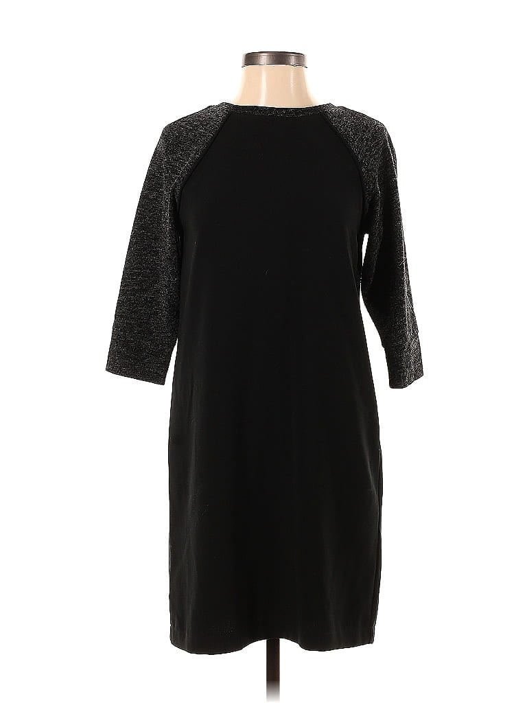 Pre-owned Ann Taylor Loft Casual Dress In Black