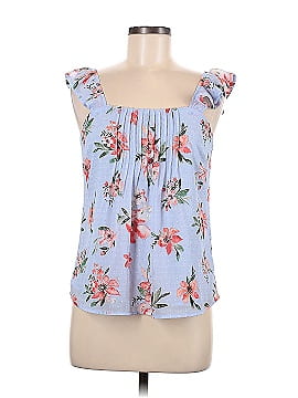 Skies Are Blue Short Sleeve Blouse (view 1)