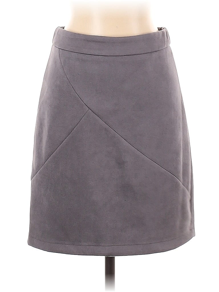 Pre-owned Simplee Casual Skirt In Gray