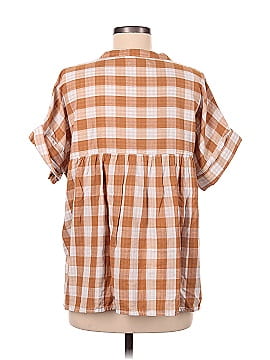 Madewell Lakeline Popover Shirt in Double-Faced Gingham (view 2)