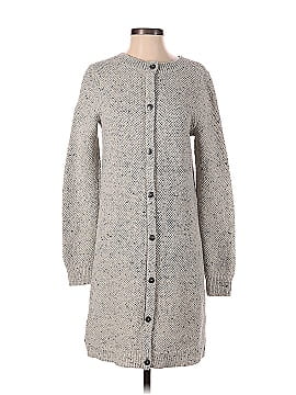 Madewell Button-Back Sweater-Dress in Donegal Grey (view 1)